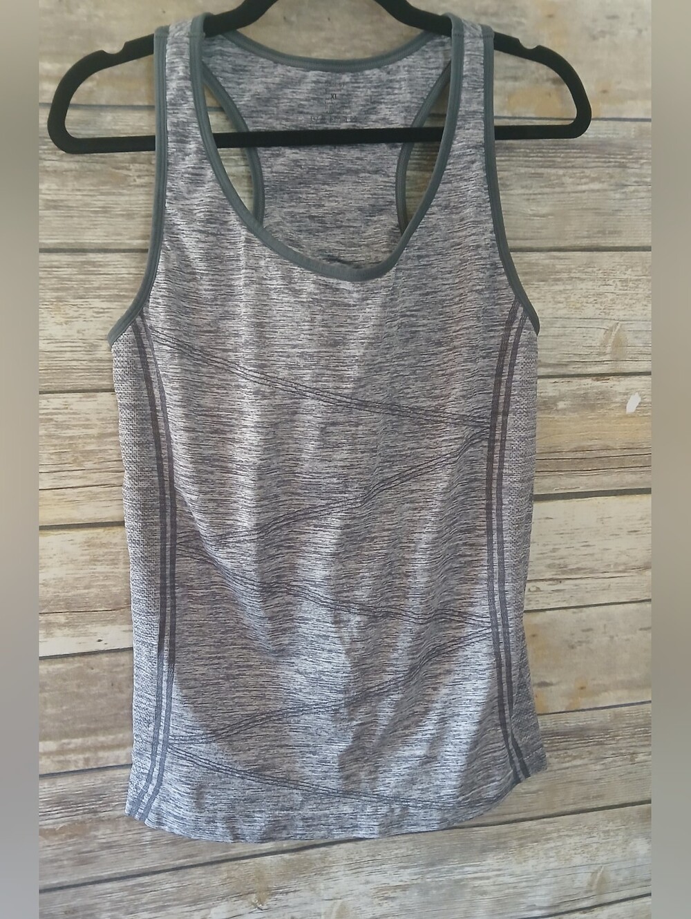 Disbest Brand, Heather Gray Racerback Athletic Tank Top